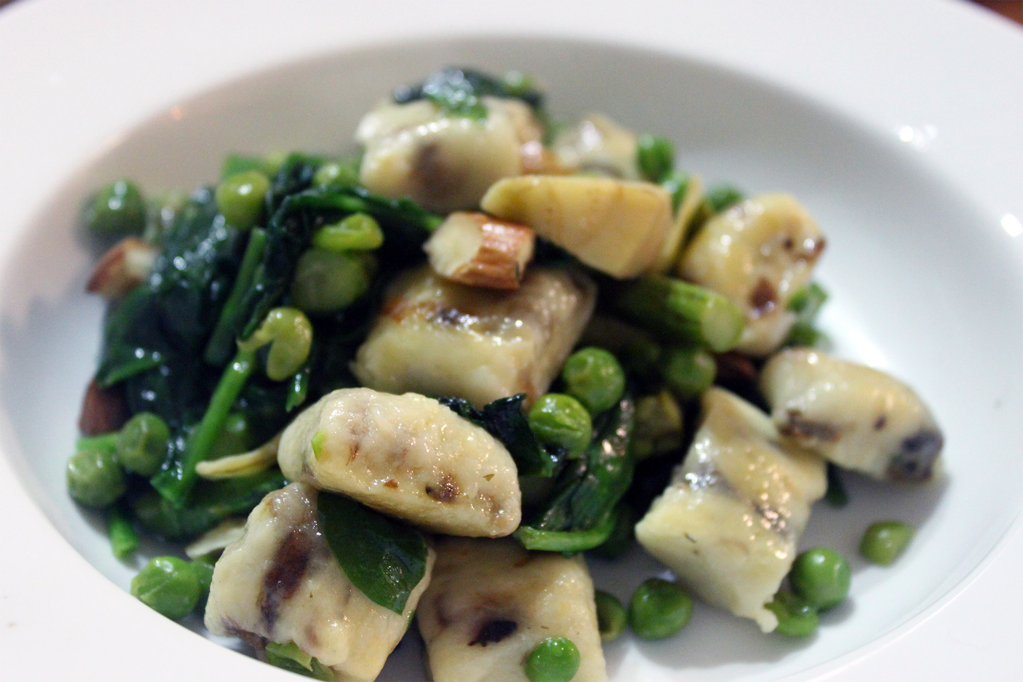 Lemon Gnocchi with Spinach and Peas Recipe &ndash; Gerald's Kitchen